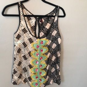 Anthropologie sequin top
